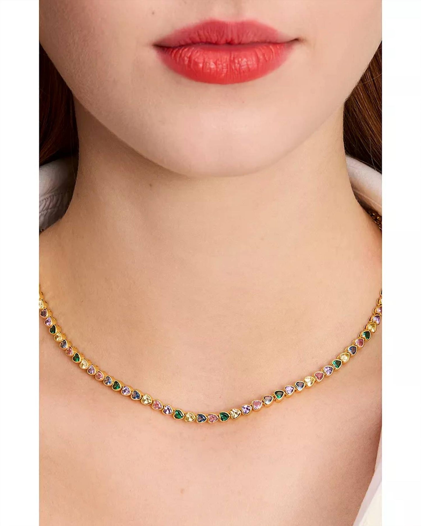 Kate Spade - Sweetheart Delicate Tennis Necklace