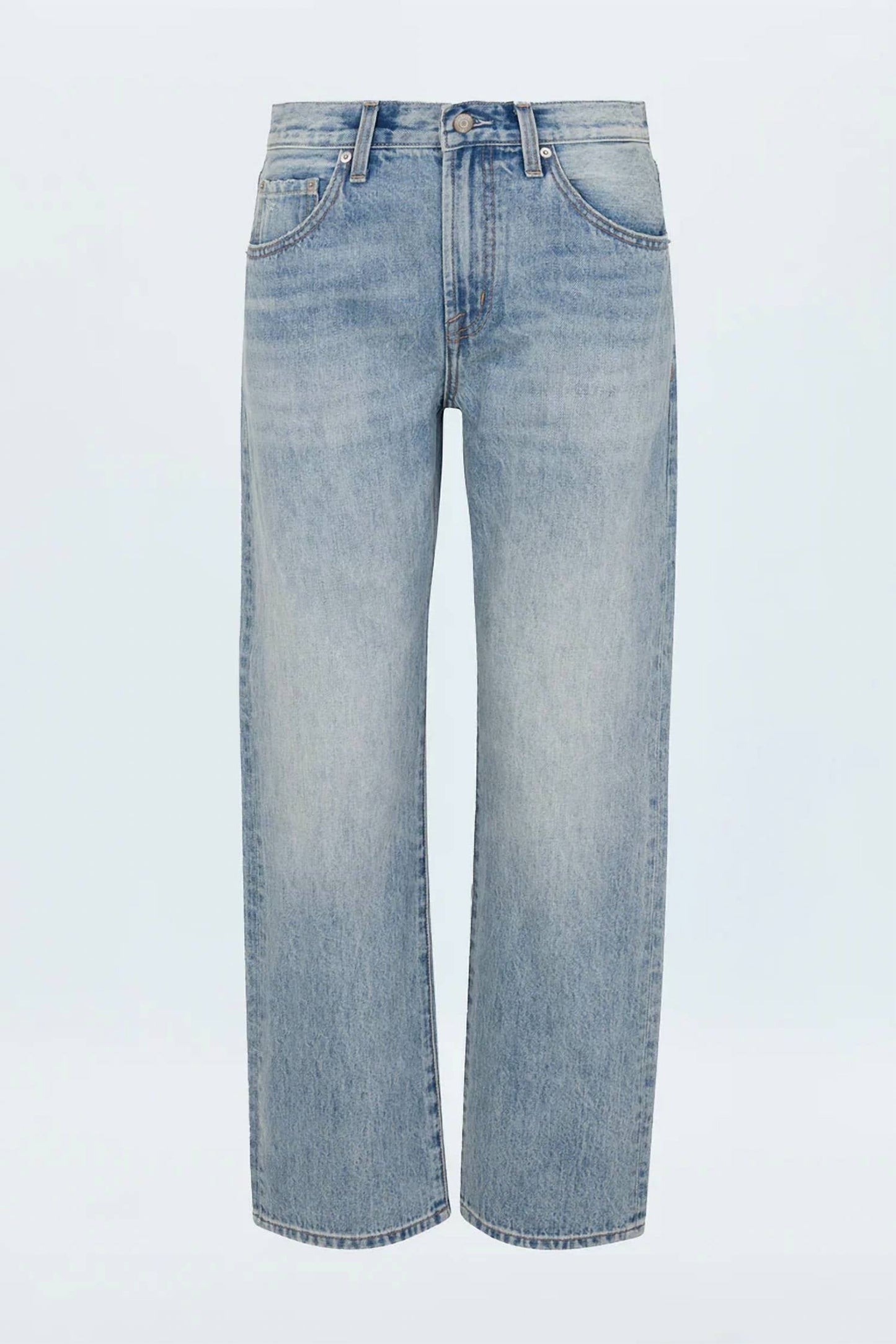 Pistola - Lexi Mid Rise Bowed Straight Jean