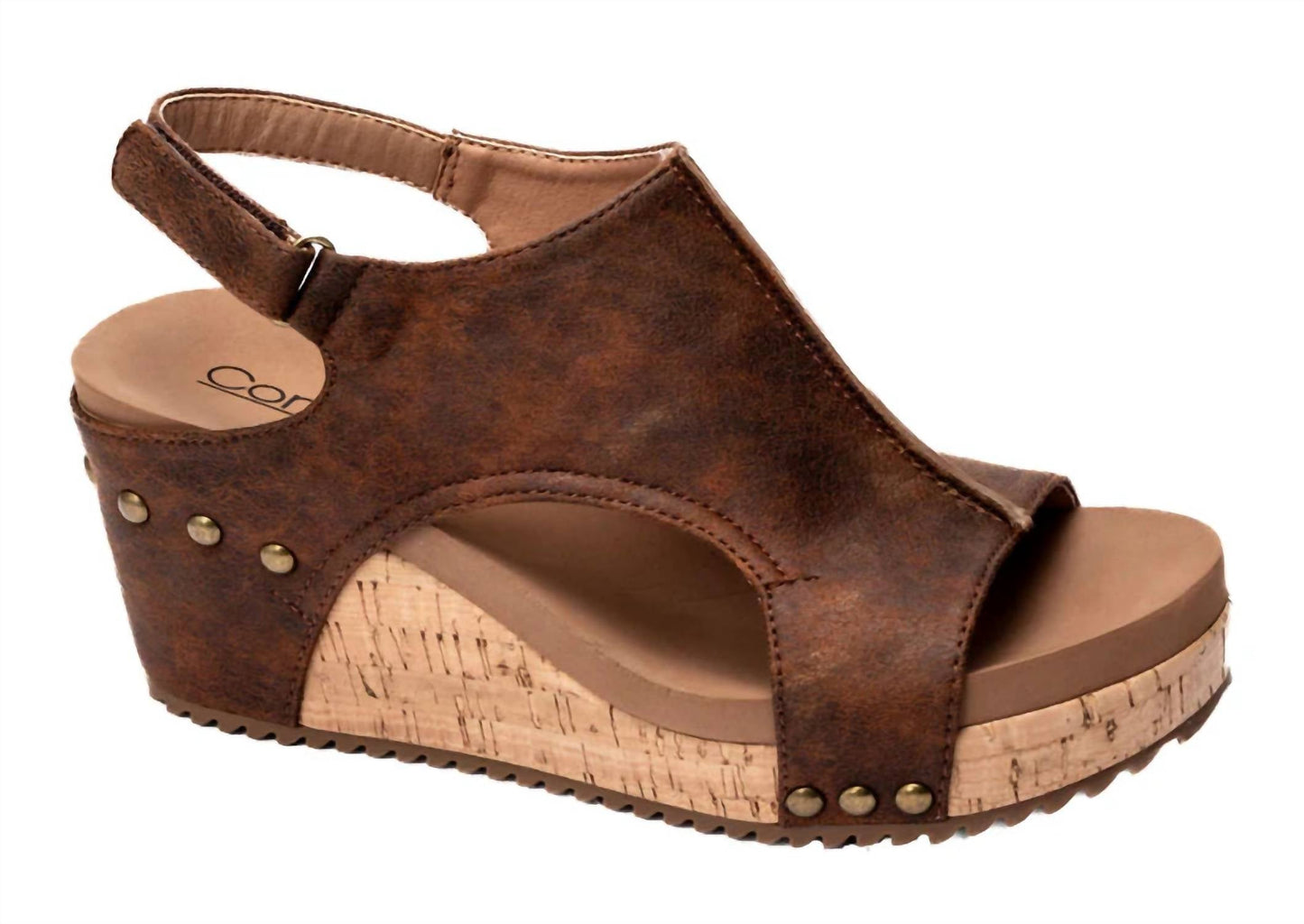 Corkys Footwear - महिलाओं के कार्ले वेज सैंडल