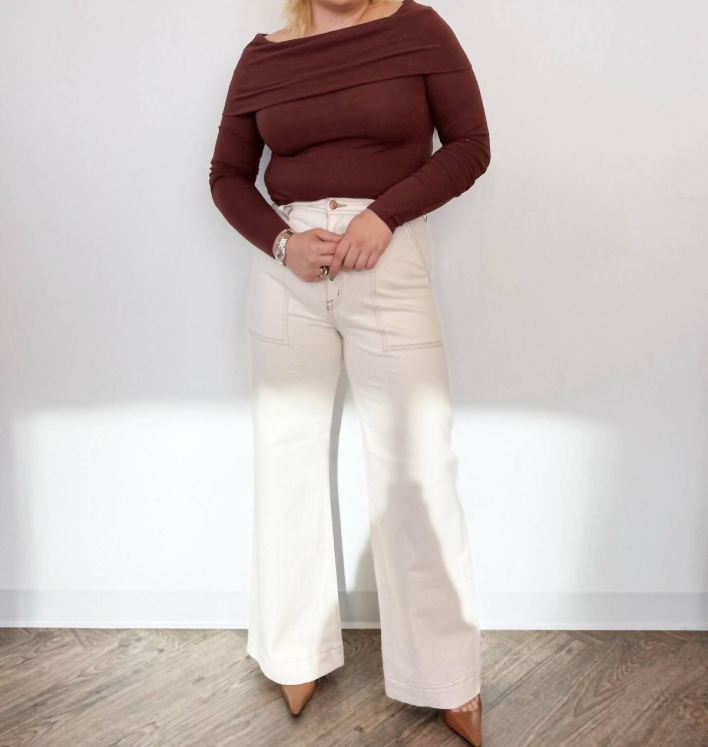 Pistola - Jhett High Rise Wide Leg Denim