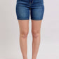 Judy Blue - High Waist Bermuda Back Flap Denim Short
