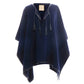 Stick & Ball - Leather Trim Baby Alpaca Poncho