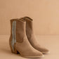Oasis Society - Women's Rhinestone Fringe Cowboy Western Boot