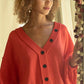 Pol - V-neck Dropped Shoulder Cardigan