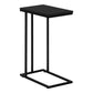 Accent Table Versatile Use, C-Shaped, Contemporary & Modern