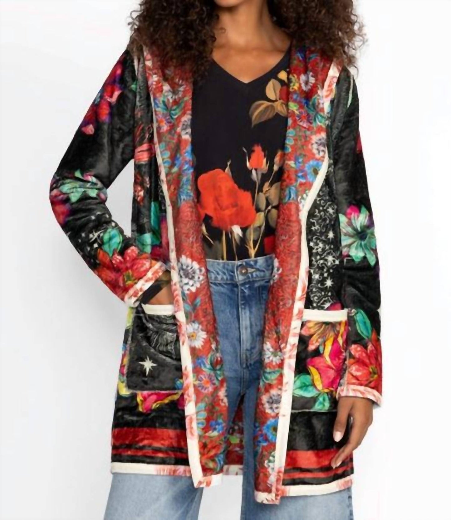 Johnny Was - JOAN MIDI SHERPA JACKET