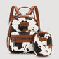 Wrangler - Mini cow print backpack