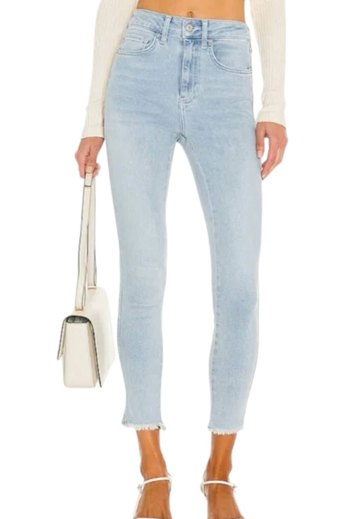 Free People - Raw High Rise Jeggings