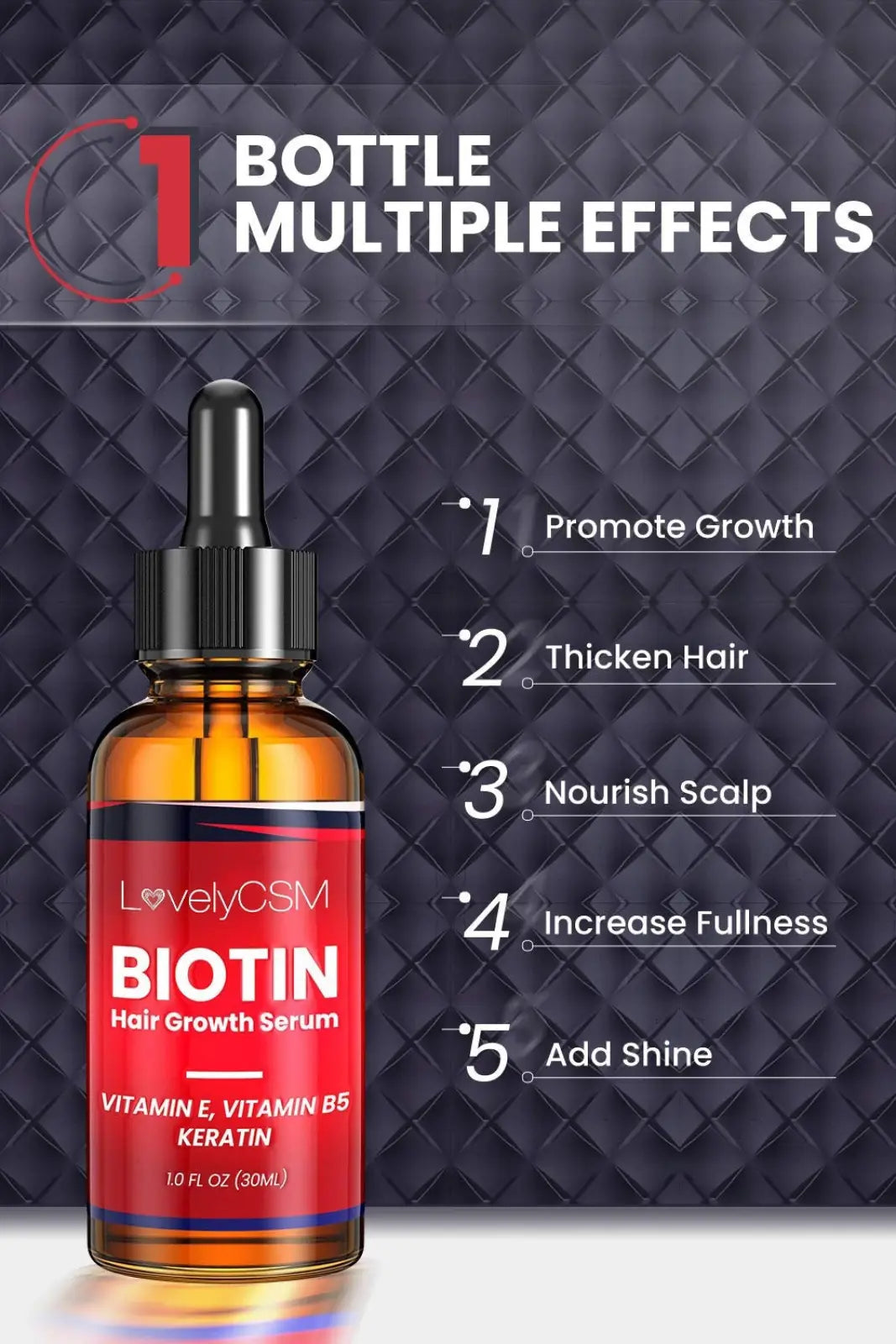 Biotin Hair Growth Serum Ginger Oil 30ml