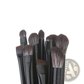 Black Eye Makeup Brush Set 10 Piece Matte Tools