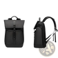 Black Nylon Business Backpack Large Capacity 30l