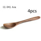Handcrafted Black Walnut Wood Dining Spoon Set