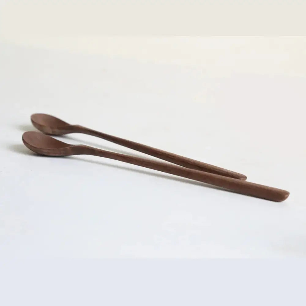 Handcrafted Black Walnut Wood Dining Spoon Set