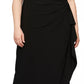 Alex Evenings Women's Plus Ruched Ruffled Gown Black Size 22W