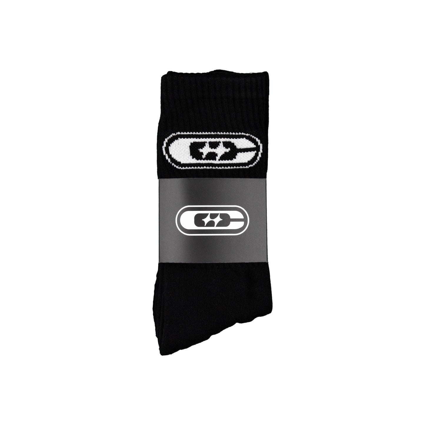 Common Hype Double Star Sock Black (3-Pack)