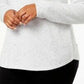 Karen Scott Women's Curved-Hem Sweater White Size Extra Large