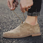 Men's British Style Frosted Leather Suede Shoes