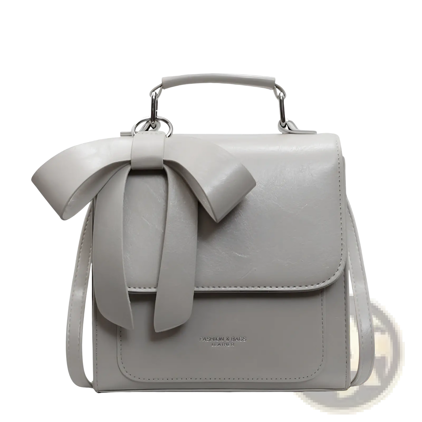 Bow Crossbody Bag Faux Leather Fashion Handbag