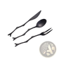 Branch Stainless Steel Dessert Cutlery Set