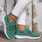 Breathable Mesh Lace-up Running Sneakers