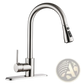 Brushed Copper Pull out Kitchen Faucet Stainless Steel