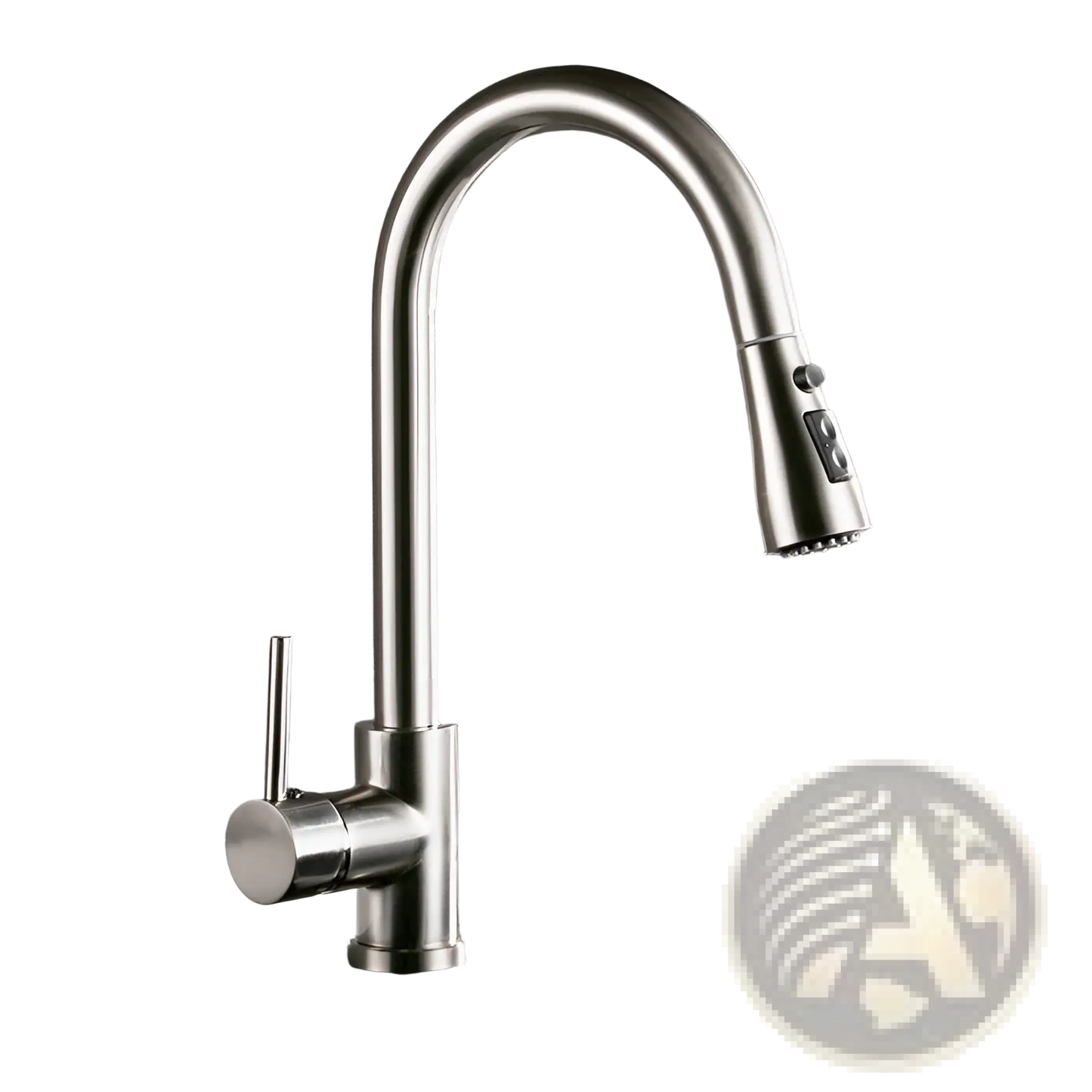 Brushed Copper Pull out Kitchen Faucet Stainless Steel