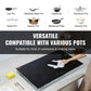 35 Inch 5 Burner Electric Ceramic Cooktop with Silver Trim