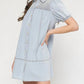 Entro - Denim Smocked Dress