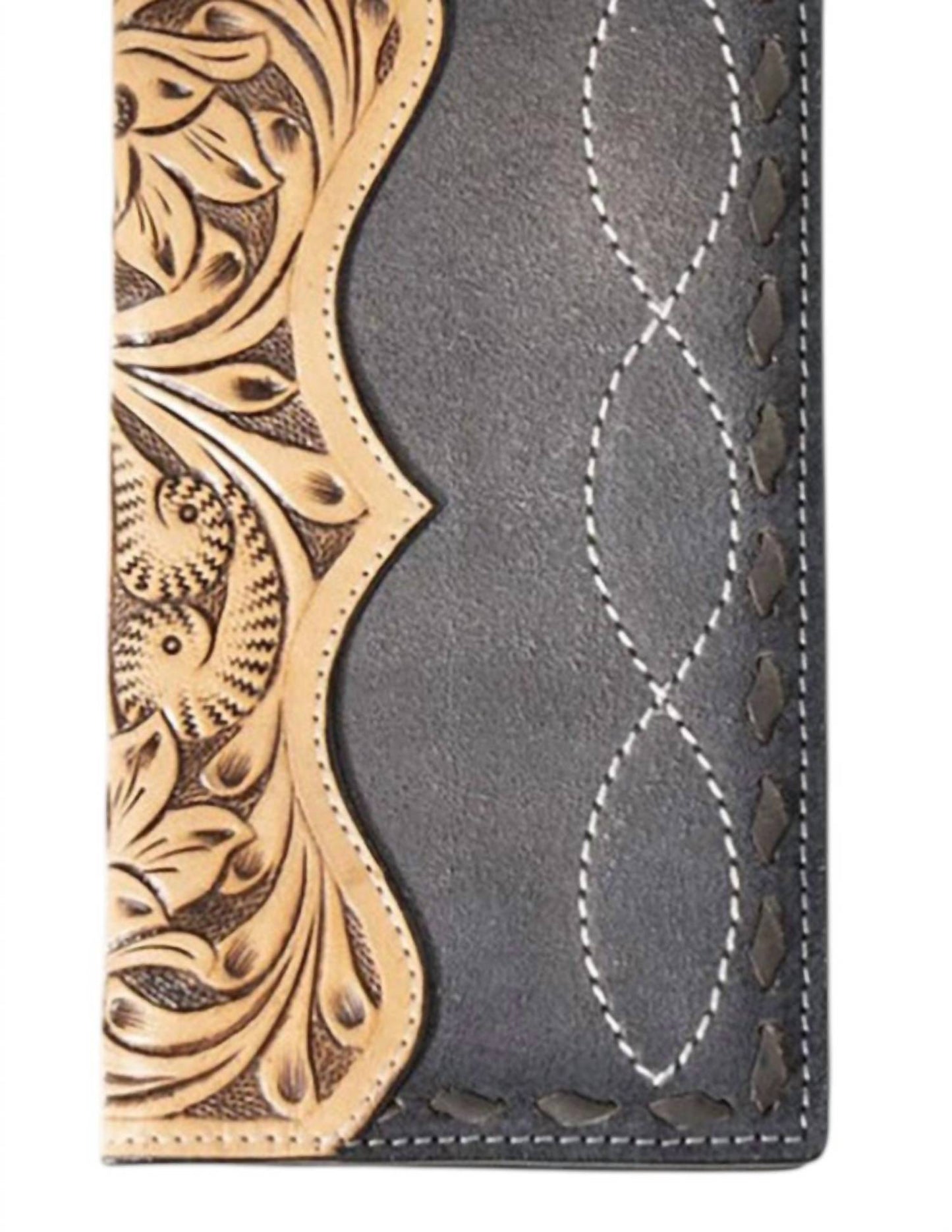 3D Belt Company - Men's Hand Tooled Rodeo Wallet
