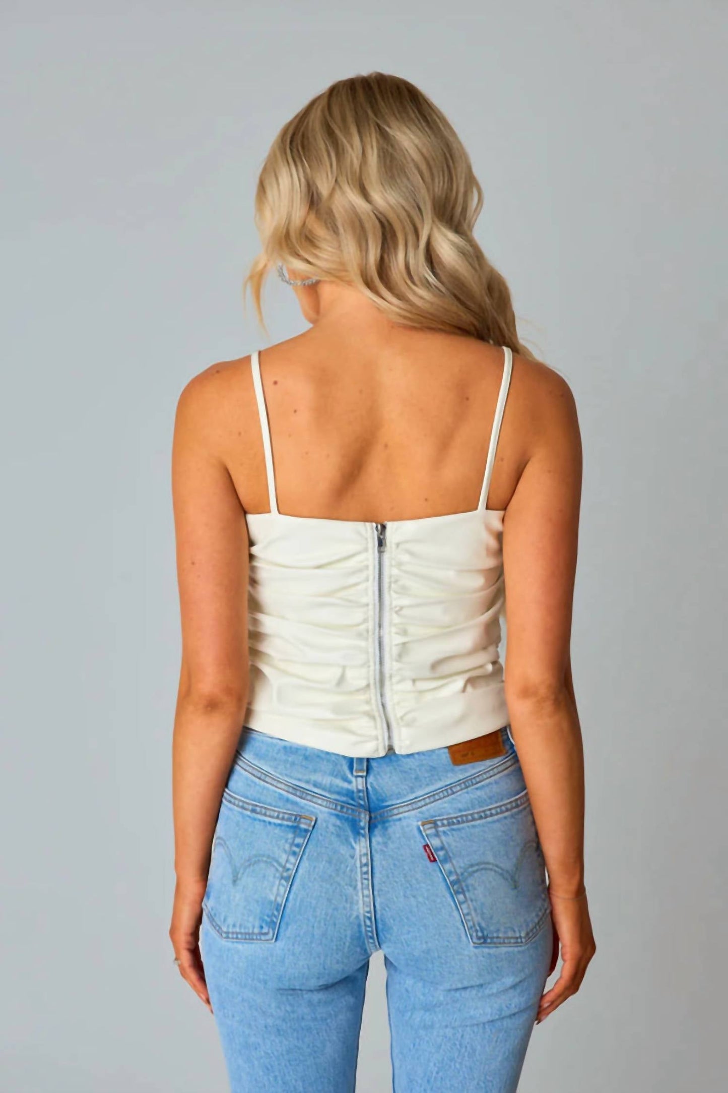 Buddylove - Jolee Vegan Leather Tank Top