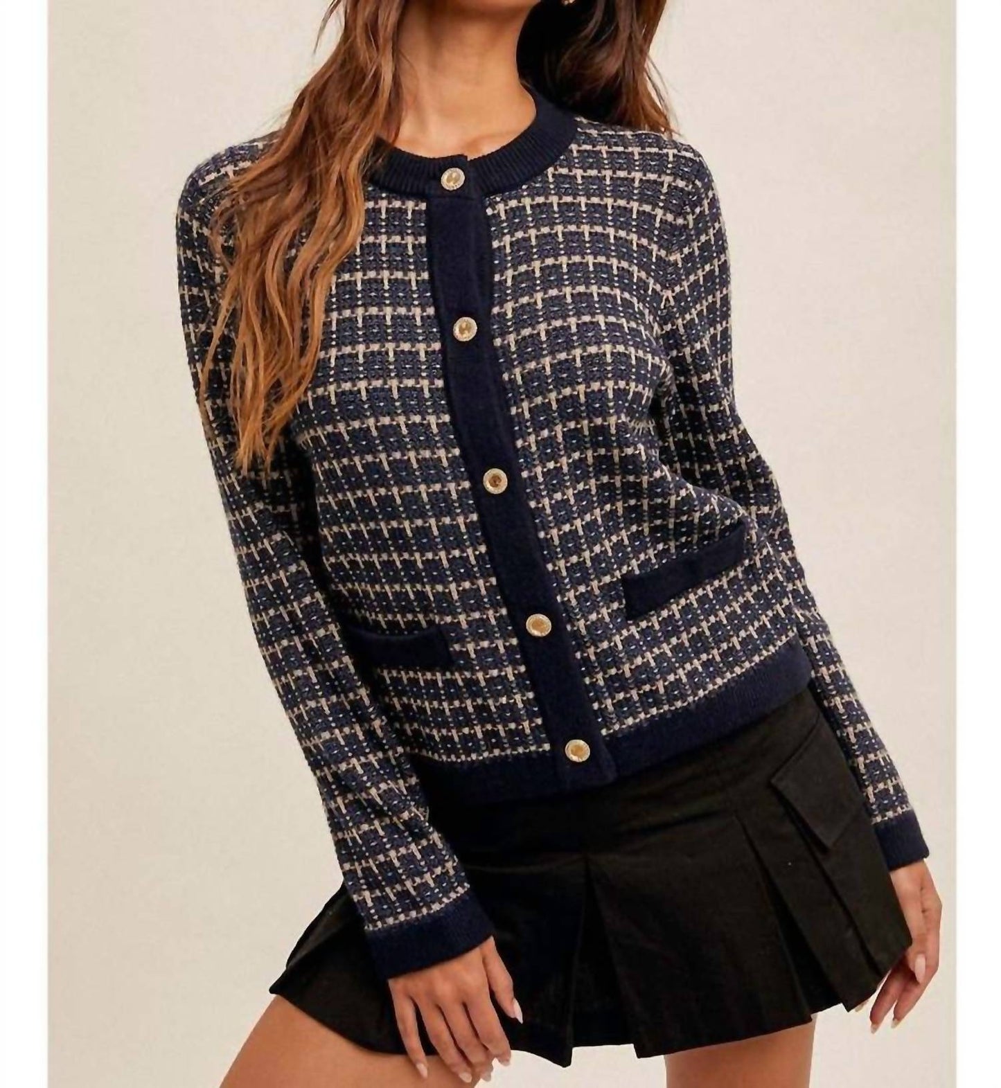 Hem & Thread - Juno Tweed Sweater Cardigan