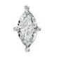 Aamiaa - Women's Marquise Shape 4 Prong Push Back Studs