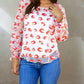 Eva Franco - Cheetah Mash Embroidered Top