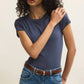 Z Supply - Renae Rib Short Sleeve Top
