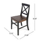 Plethora Dining Chair With X-Shaped Back (Set of 2)