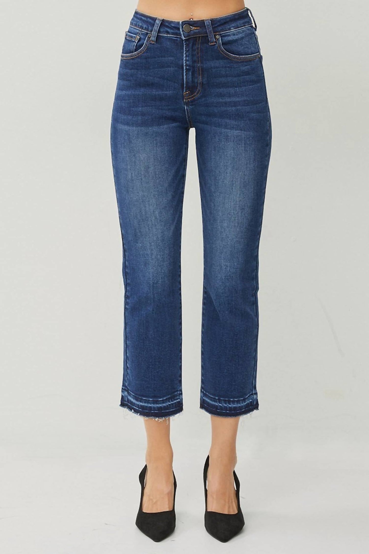 Risen - Women's High Rise Relaxed Straight In Plus