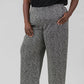 Nic + Zoe - Etched Tweed Wide Leg Ankle Pants - Plus