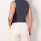 Faherty - Monterey Linen V-neck Vest