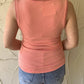 Pol - Button Front Tank With Lace Detail