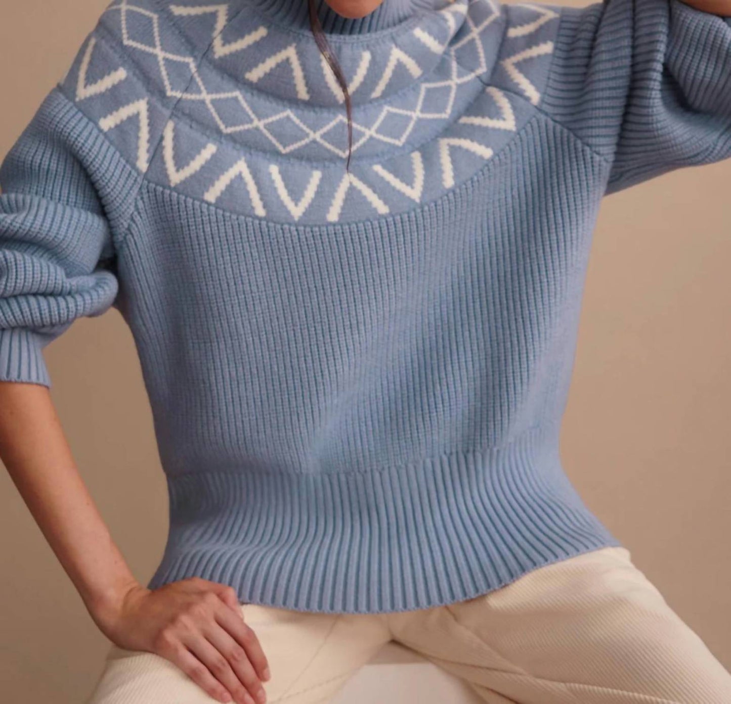 Varley - Women's Marcie Yoke Knit Top