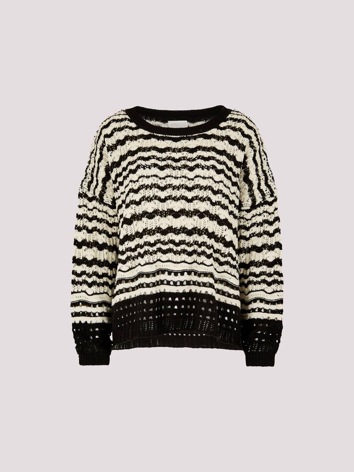 Apricot - Skyline Stripe Sweater