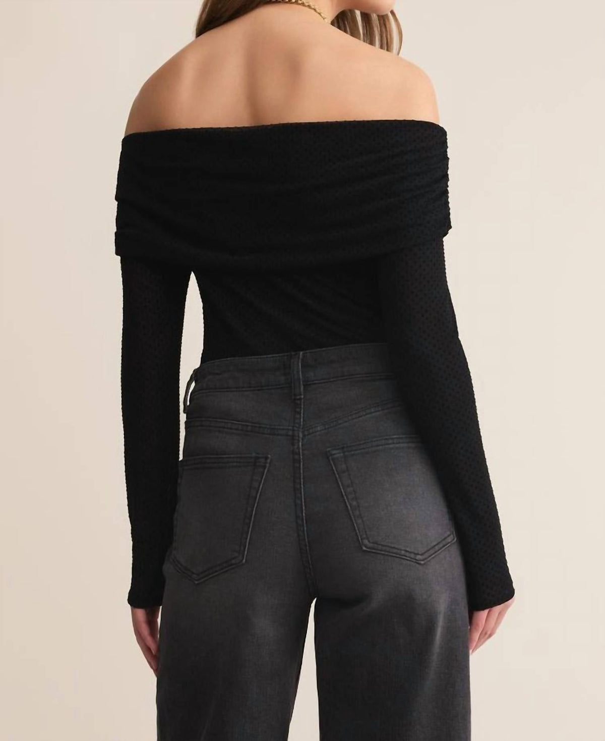 Z Supply - Whimsy Off Shoulder Mesh Top