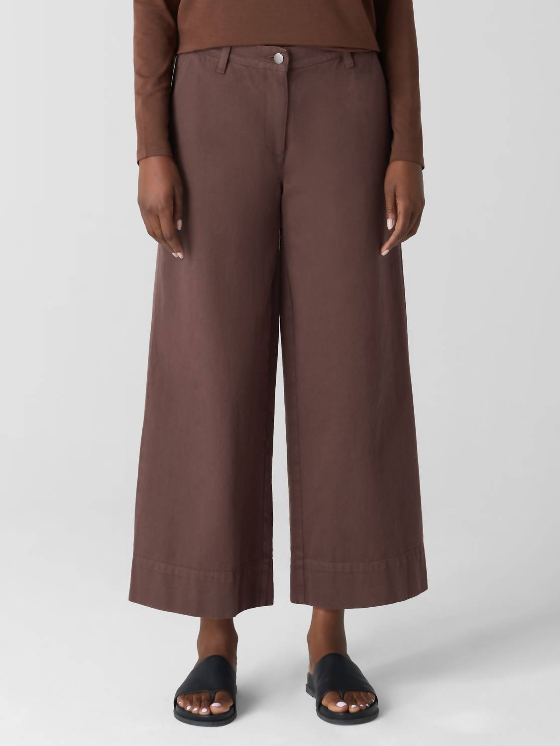 Eileen Fisher - Garment-dyed Wide-leg Pant