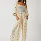 Free People - Embroidered Dahlia Jumpsuit