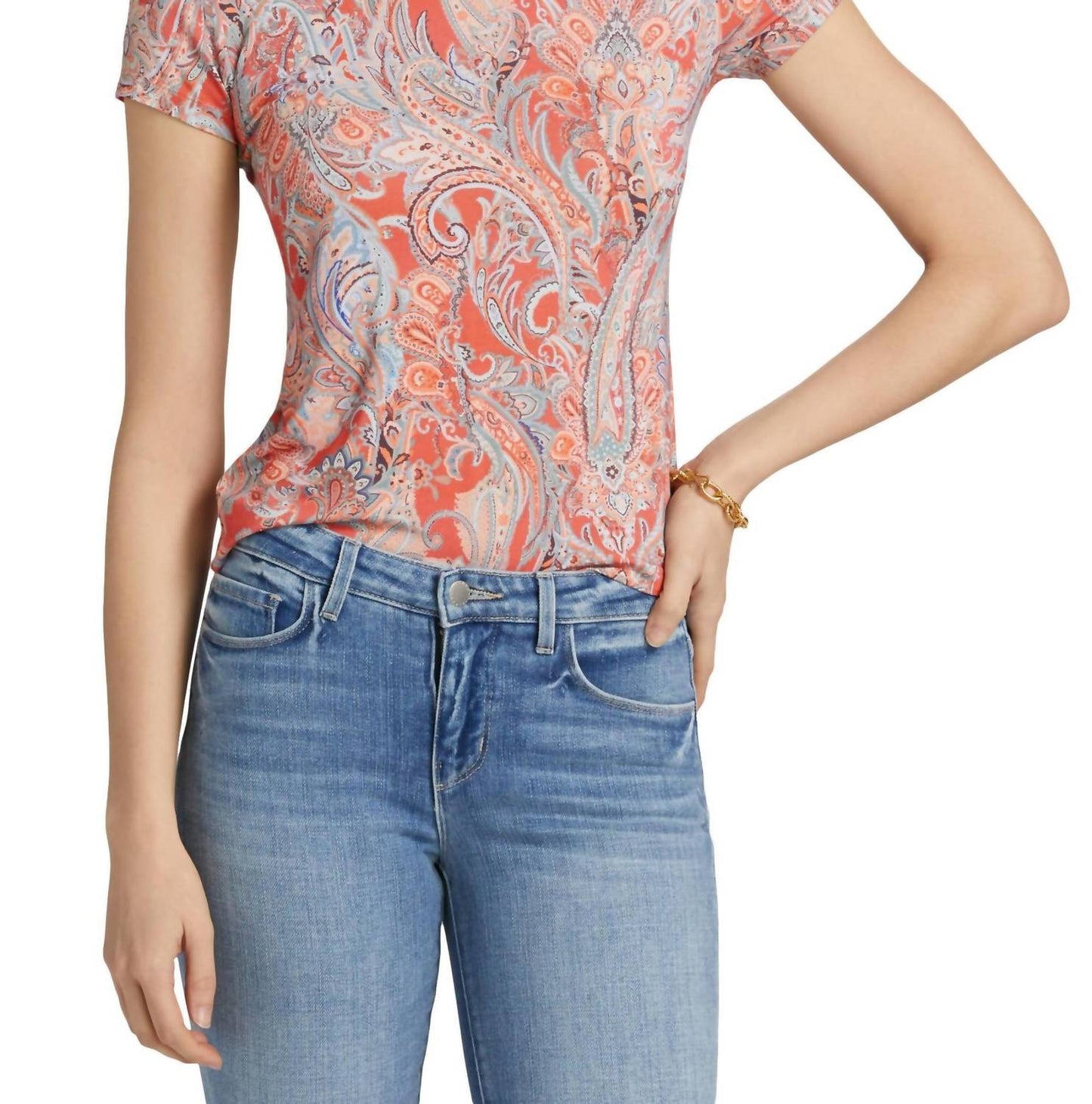 L'Agence - Ressi Short Sleeve Crew Tee