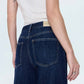 Pistola - Kacey Mid Rise Cuffed Straight Jeans