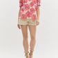 Entro - Floral Puff Sleeve Top