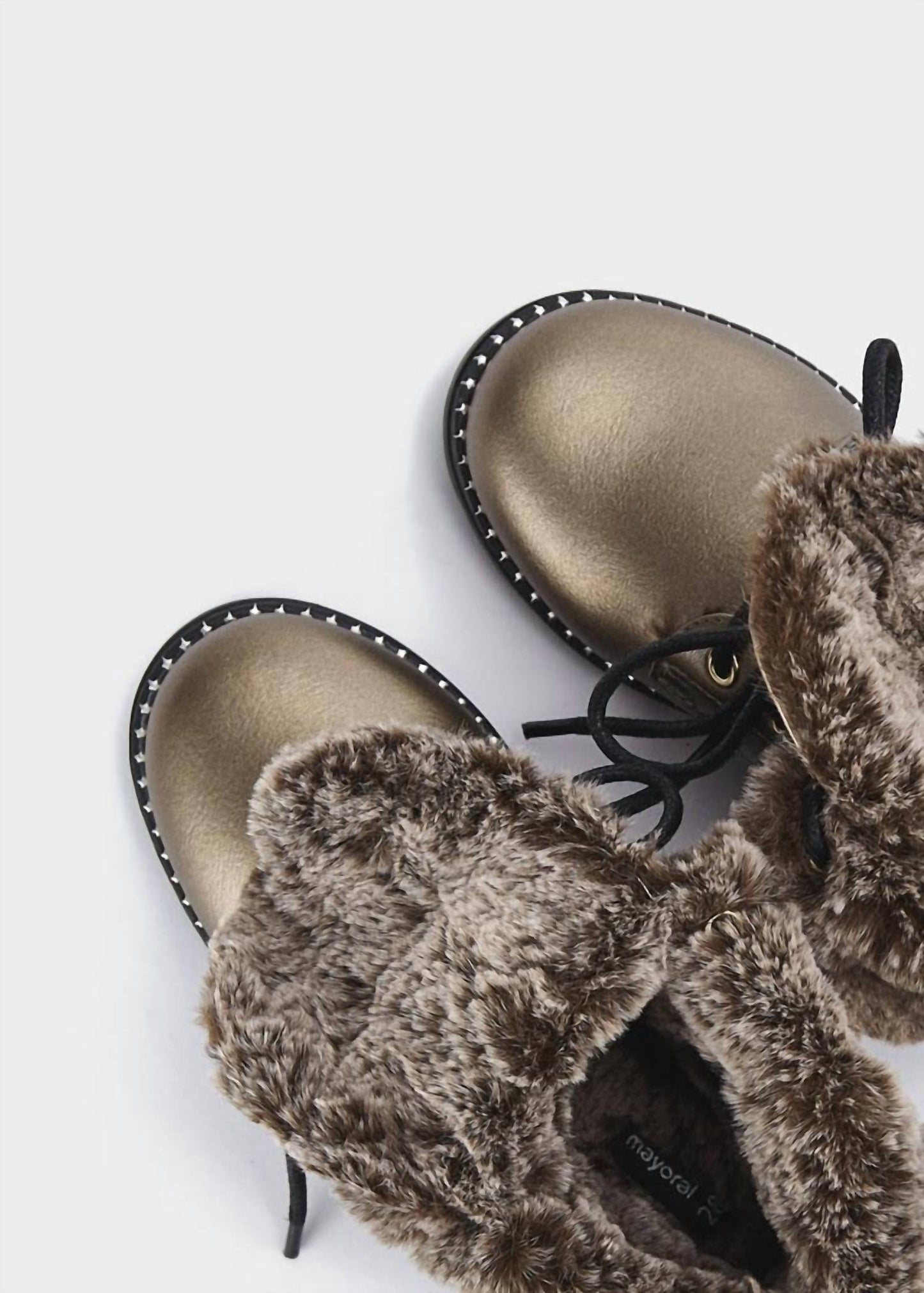 Mayoral - Kid's Faux Fur Lined Biker Boots