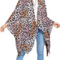 Yak & Yeti - Boho Animal Print Kimono Wrap