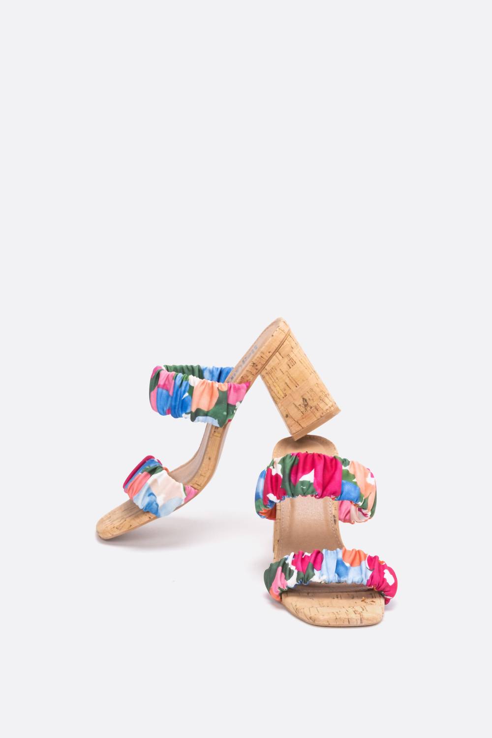Corkys Footwear - Women's Tropic Like It's Hot Rouched Strap Heel